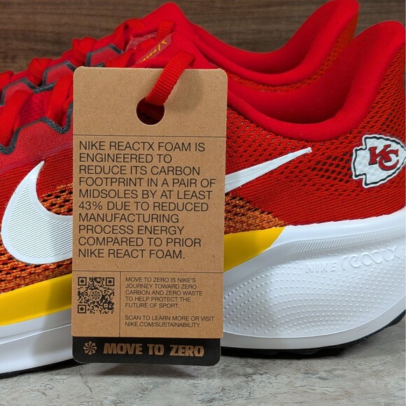 Nike Zoom Pegasus 41 Men\'s 10.5 Kansas City Chiefs NFL Running Shoes IB3209-600